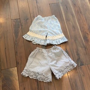 Two pairs of Persnickety shorts size 7